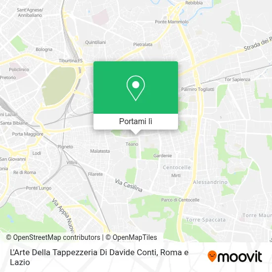 Mappa L'Arte Della Tappezzeria Di Davide Conti