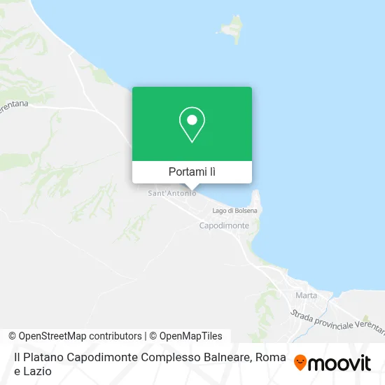 Mappa Il Platano Capodimonte Complesso Balneare