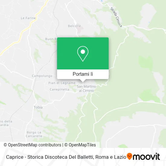 Mappa Caprice - Storica Discoteca Del Balletti