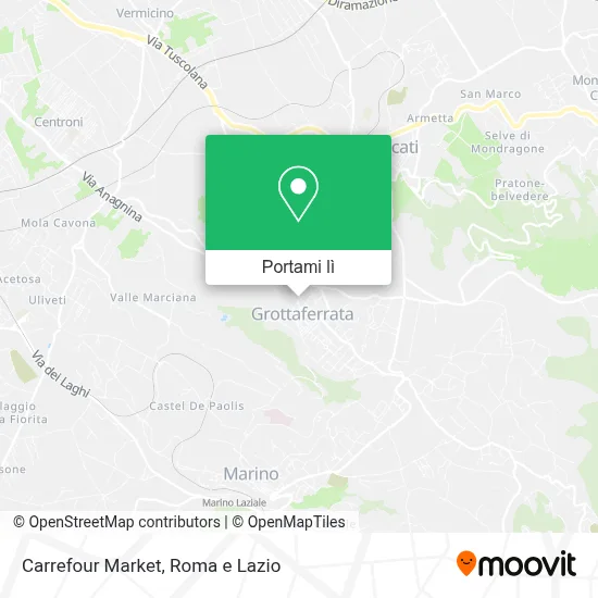 Mappa Carrefour Market
