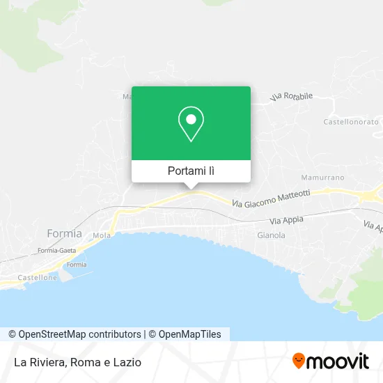 Mappa La Riviera