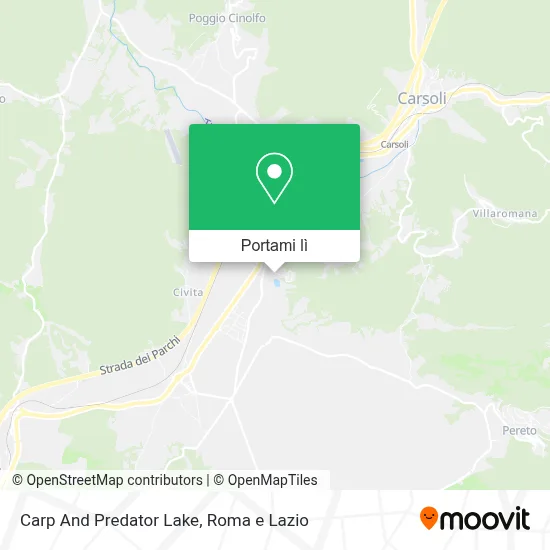 Mappa Carp And Predator Lake