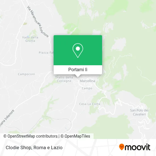 Mappa Clodie Shop