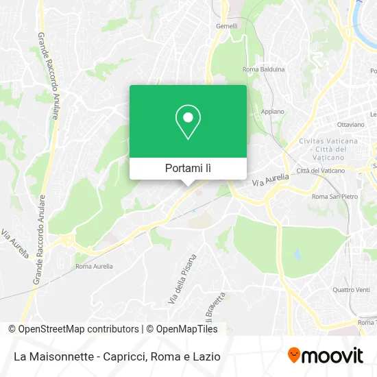 Mappa La Maisonnette - Capricci