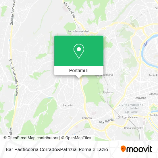 Mappa Bar Pasticceria Corrado&Patrizia