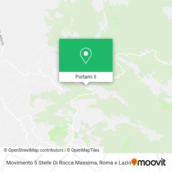 Mappa Movimento 5 Stelle Di Rocca Massima