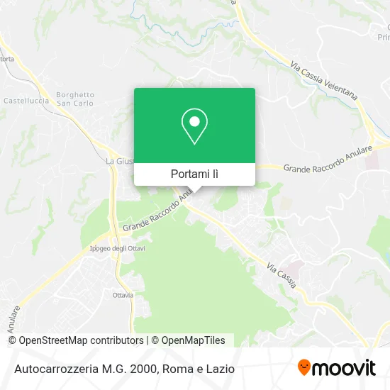 Mappa Autocarrozzeria M.G. 2000