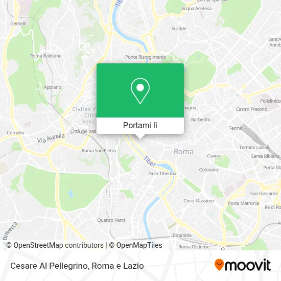 Mappa Cesare Al Pellegrino