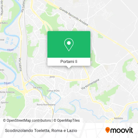 Mappa Scodinzolando Toeletta