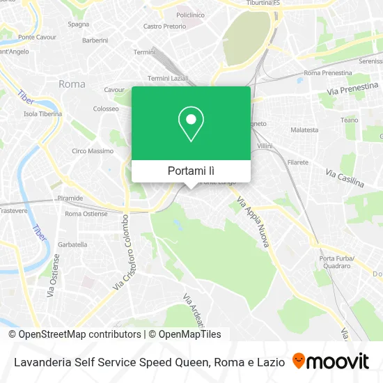 Mappa Lavanderia Self Service Speed Queen