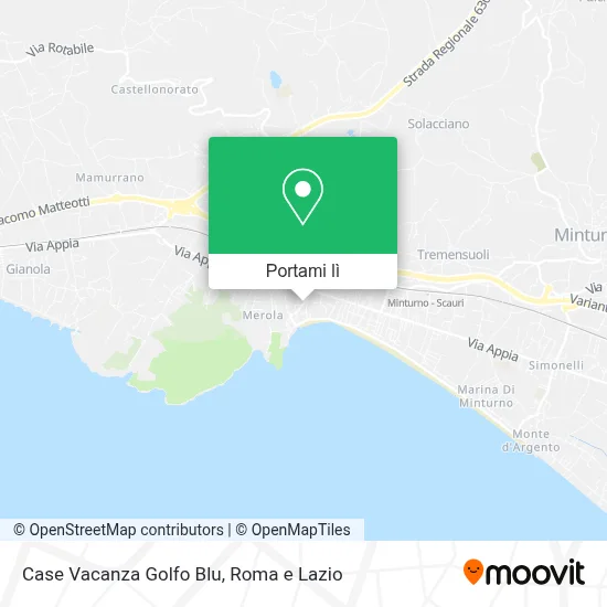 Mappa Case Vacanza Golfo Blu