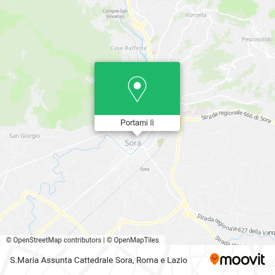 Mappa S.Maria Assunta Cattedrale Sora