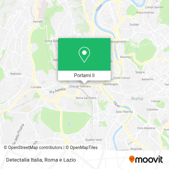 Mappa Detectalia Italia