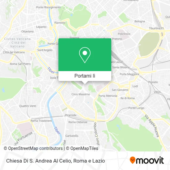 Mappa Chiesa Di S. Andrea Al Celio