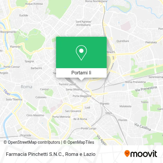 Mappa Farmacia Pinchetti S.N.C.