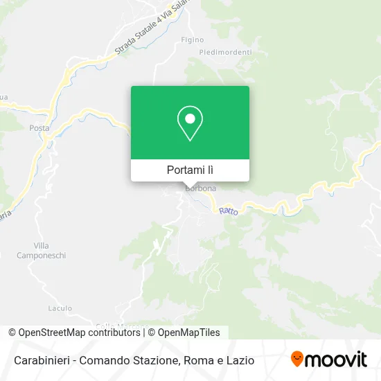 Mappa Carabinieri - Comando Stazione