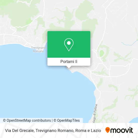 Mappa Via Del Grecale, Trevignano Romano