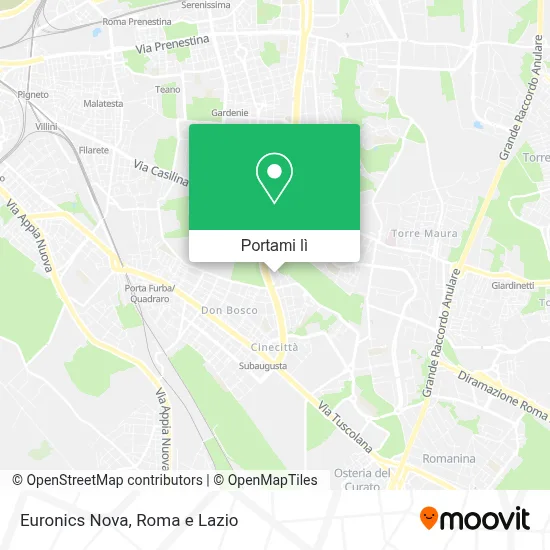 Mappa Euronics Nova