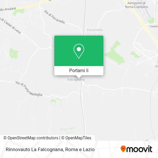 Mappa Rinnovauto La Falcognana