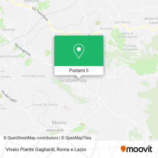 Mappa Vivaio Piante Gagliardi