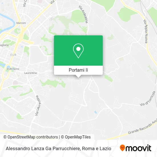 Mappa Alessandro Lanza Ga Parrucchiere
