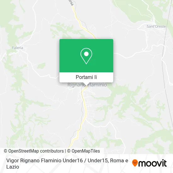 Mappa Vigor Rignano Flaminio Under16 / Under15