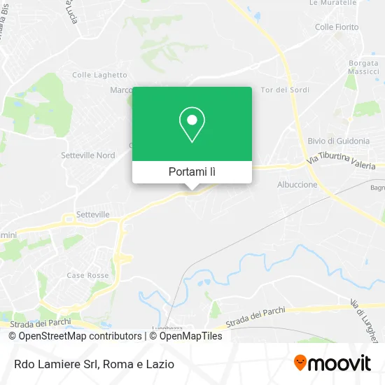 Mappa Rdo Lamiere Srl