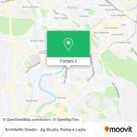 Mappa Architetto Gradin - Ag Studio