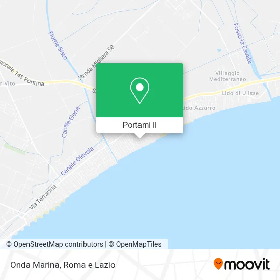 Mappa Onda Marina