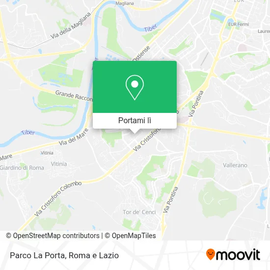 Mappa Parco La Porta