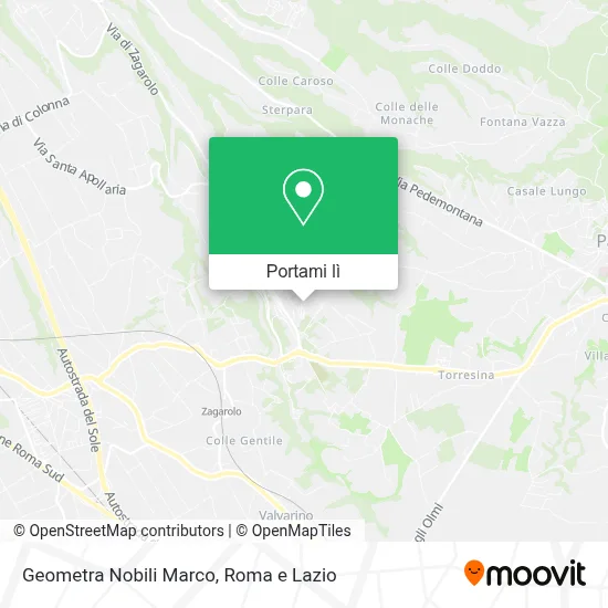 Mappa Geometra Nobili Marco