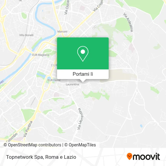 Mappa Topnetwork Spa