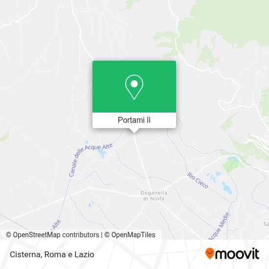 Mappa Cisterna