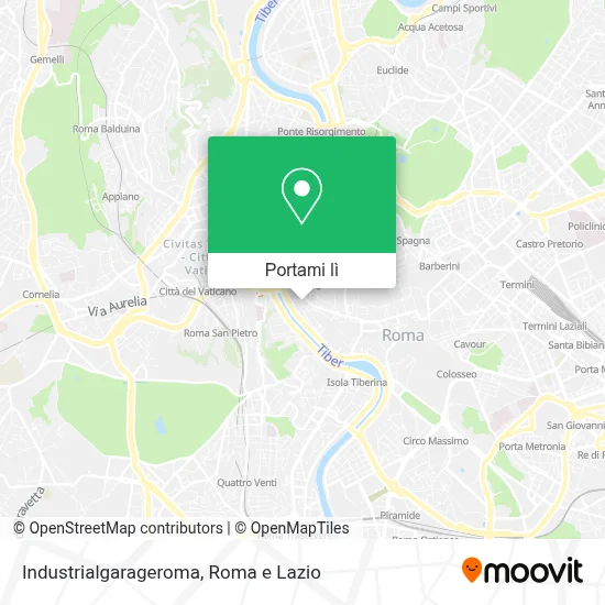 Mappa Industrialgarageroma
