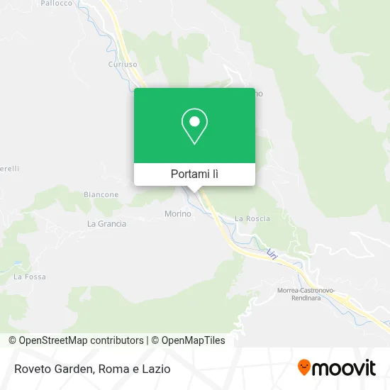 Mappa Roveto Garden