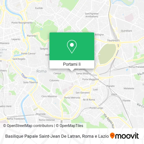 Mappa Basilique Papale Saint-Jean De Latran