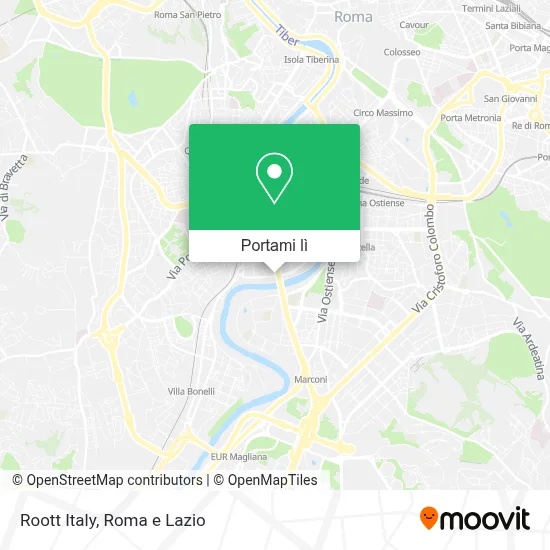 Mappa Roott Italy
