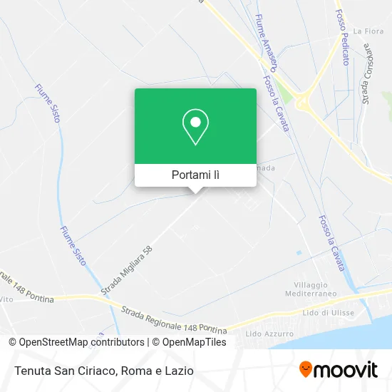 Mappa Tenuta San Ciriaco