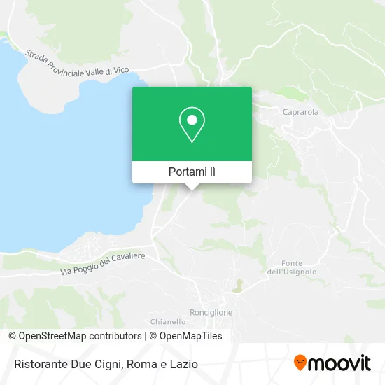 Mappa Ristorante Due Cigni