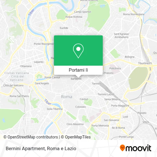 Mappa Bernini Apartment