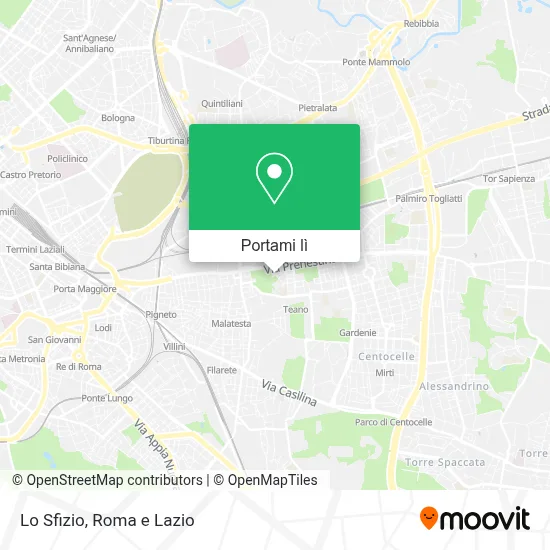 Mappa Lo Sfizio