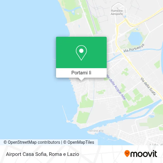 Mappa Airport Casa Sofia