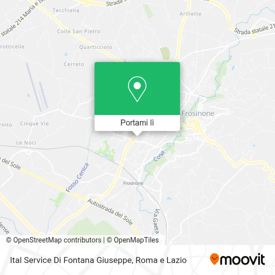 Mappa Ital Service Di Fontana Giuseppe