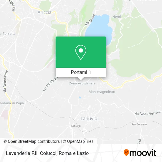 Mappa Lavanderia F.lli Colucci