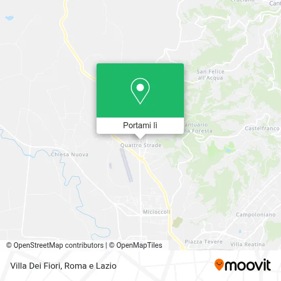 Mappa Villa Dei Fiori