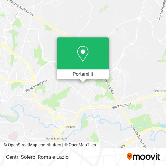 Mappa Centri Solero
