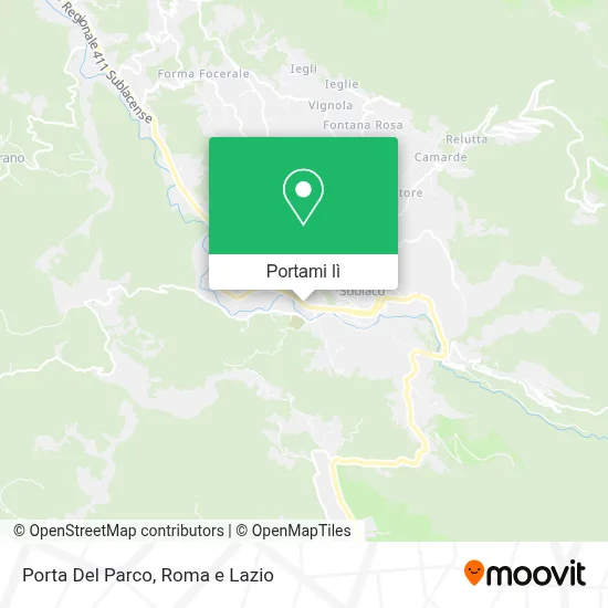 Mappa Porta Del Parco