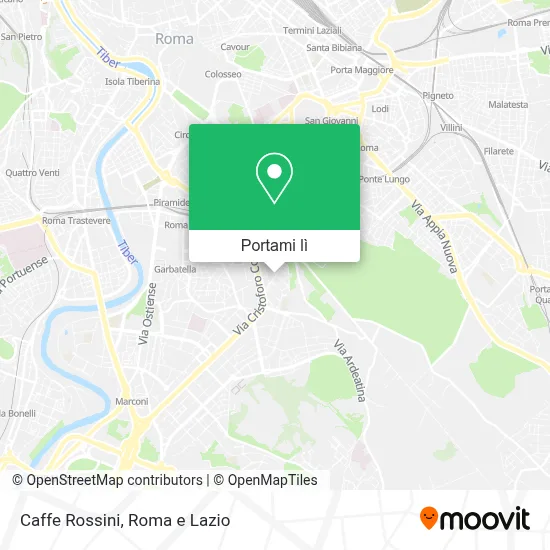 Mappa Caffe Rossini