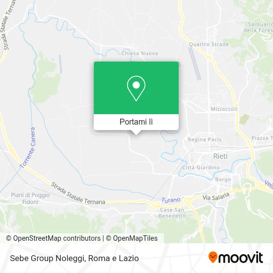 Mappa Sebe Group Noleggi
