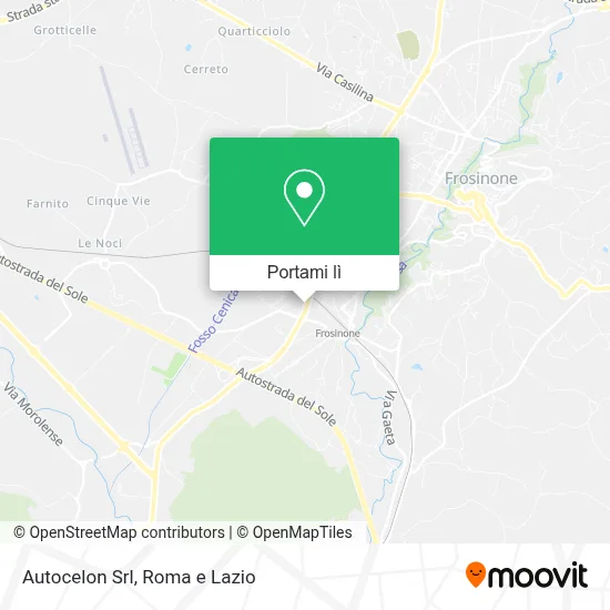 Mappa Autocelon Srl